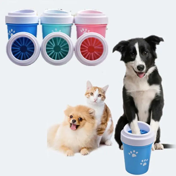 Nettoyeur pour pattes de chien en silicone | FOOTCLEANER™ - {{ Foxy et Jazzy }}